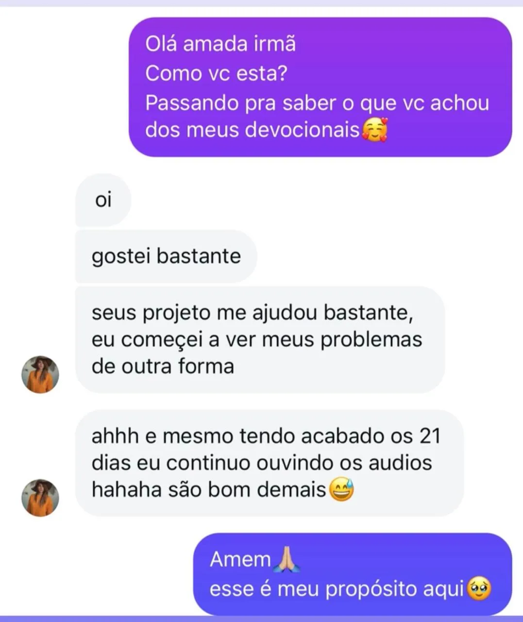 Depoimento de Juliana Santos